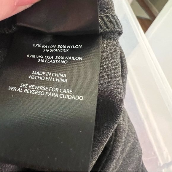 Express Ponte Pant Charcoal Heather Gray XXL - Picture 14 of 14